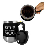 Taza Autoagitadora Para Café Térmica Mezcla Automática 450ml Color Negro