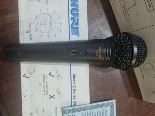 Micrófono Shure Lyric 8900 Dynamic Cardioid Completo En Caja