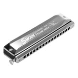 Harmonica Harmonica Holes Chromatic Tones Key 16 64 Sw-1664