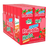 Fruit Tella Herbs Cranberry & Ervas Zero Açúcar 12 Unidades De 18.9gr