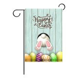 Bonita Pancarta Con Forma De Huevo De Conejo Para Jardín De
