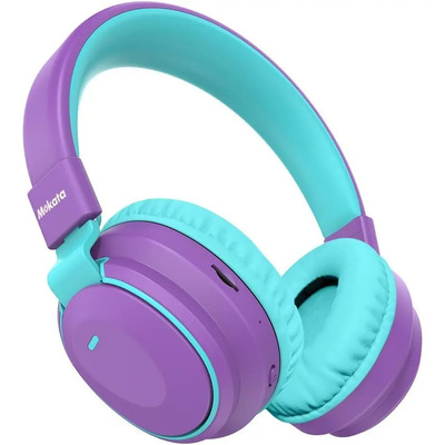 Auriculares Niños Bluetooth 5.3 68h Volumen Limitado 85\u002F96db Color Berengena Brillante | Meses sin interés