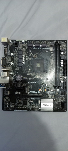 Placa Mãe Gamer Asrock A320m-hd Am4 Ddr4 Amd 