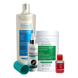 Kit Escova Progressiva + Máscara Hidratação + Queratina Pro