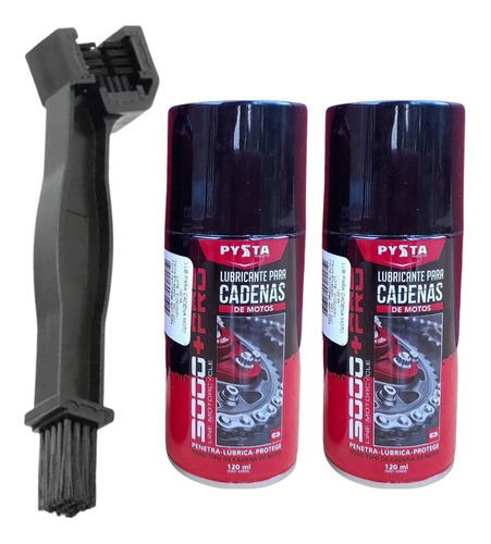 Cepillo Limpiador Cadena +2 Lubricantes Especializado Cadena