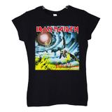 Polera Mujer Iron Maiden Flight Of Icarus Metal Abominatron