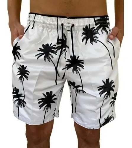 Shorts Bermuda De Praia Masculino Short Tactel Grosso Banho