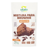 Mistura Para Bolo Brownie Integral Sem Glúten Vitalin Sachê 270g