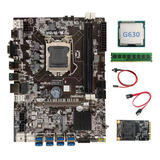 Placa Base Minera B75 Bct+cpu G630+ddr3 4 Gb 1600 Mhz Ram+12