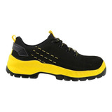 Tenis Industrial Sicuro Volare Negro Amarillo Para Hombre