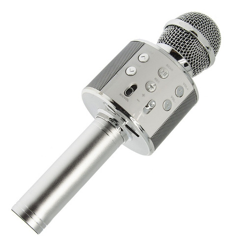 Microfono Karaoke Bluetooth Parlante Ws-858 Celular Con Eco