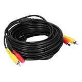 Cable De Alimentación De Vídeo Portátil 2 En 1 Cctv+conector