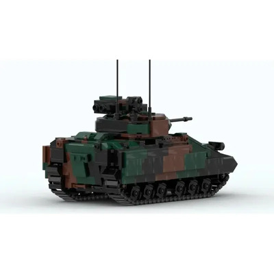 M2 Tank-apricot 636 Piezas - Tanque Moc M2 Bradley Modelo Mi | Meses sin interés