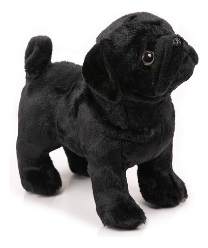 Boni Animal De Peluche De Pug Negro De 12.5 Pulgadas, Anima.