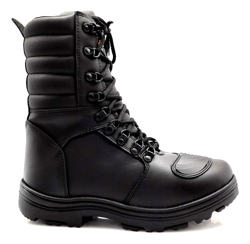 Bota Coturno Militar Zíper Confortável  Promoção 1907