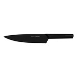 Cuchillo Tramontina Chef De Acero Inoxidable Negro Nygma De 8 Hojas