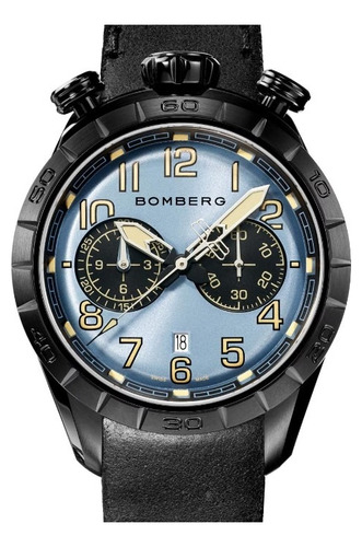 Reloj Bomberg Bb68 Ns4.208 Hecho En Suiza 44mm  