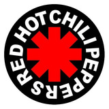Vinilo Calco Red Hot Chili Pepers Logo Auto Bici Termo