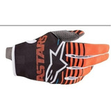 Guante Motocross Radar Gloves Mx Alpinestars Naranja Fluo