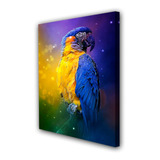 Cuadro Canvas Guacamaya Loro Pajaro Exotico M4