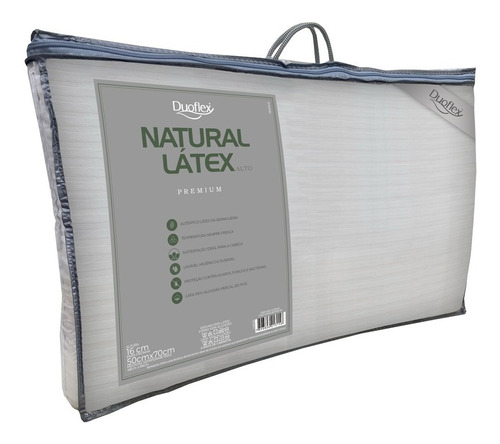 Travesseiro Regulável Látex Premium Duoflex