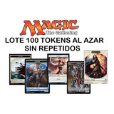 Lote 100 Cartas Token De Magic The Gathering Originales