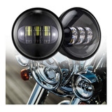 Par 2 Faros Aux Led Moto Harley 4.5 Pulgadas 50 W 4 Mil Lm