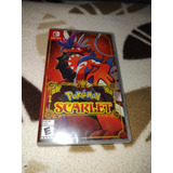 Nintendo Switch Video Juego Pokémon Scarlet Original Físico 