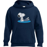 Sudadera Azul Algodón  Snoopy E0154