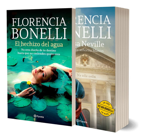 Pack El Hechizo Del Agua + La Casa Neville - F. Bonelli