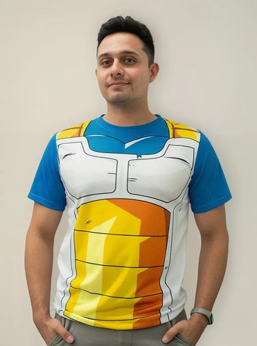 Playera Sublimada Vegeta Traje Fuerzas Especiales