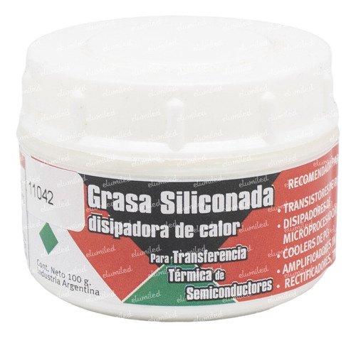 Grasa Siliconada Termica Blanca De 100g Delta