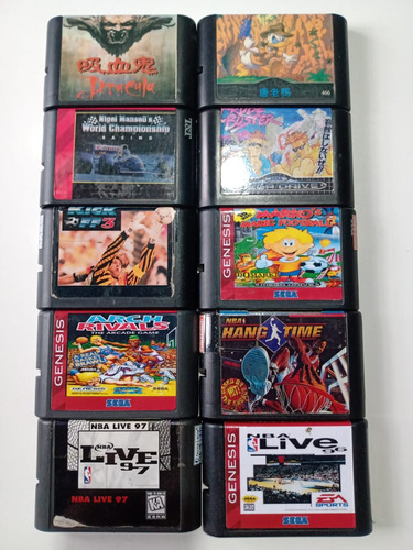 Cartuchos Mega Drive. Lote Jogos Paralelos