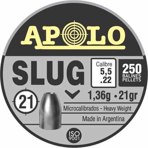 Poston Apolo Slug 5,5 / 250u 21 Grains / Hiking Outdoor