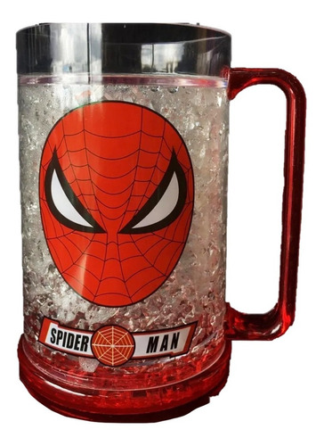 Mug Cervecero Super Héroes Iornman Capitan America 