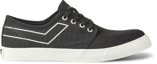 Zapatillas Pony West Ox Canvas Negro - Po206001