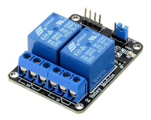 Modulo Rele Relay 12v Optoacoplado 10a - 2 Canales Arduino