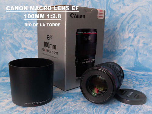 Objetivo Canon Ef 100mm F/2.8l Macro 
