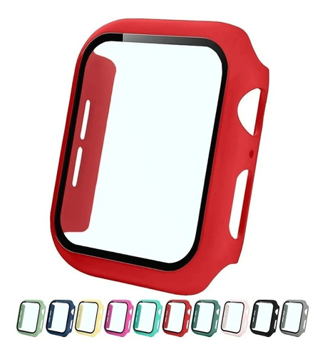 Capa Case Vidro Temperado P/ Apple Watch Series 3 4 5 6 7 
