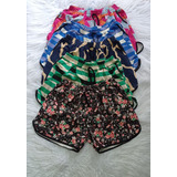 Kit C/12 Shorts Soltinho Em Viscolycra Cores Variadas