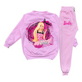 Conjunto Sudadera Barbie Para Niñas