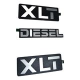 Insignia Emblema Xlt Lateral Original Ford F-100 1993/98