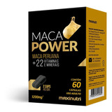 Maca Peruana Power Com Vitaminas - 60 Cápsulas Maxinutri 