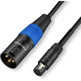 Cable De Audio Xlr Macho A Mini Xlr Hembra | 3-pin / Negro