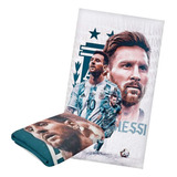 Toalla De Baño Leo Messi League Soccer Mundial Microfibra