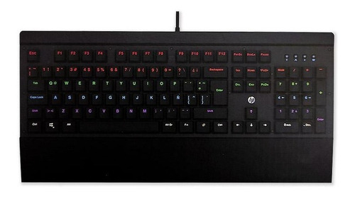 Teclado Gamer Mecánico Rgb Hp Gk500