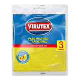 Paño Multiuso Ultra X3 Ultra Absorbente  Amarillo Virutex