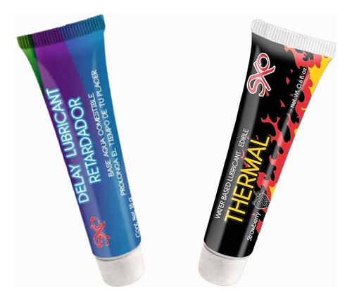 Lubricantes Sxo Retardante Delay Manzana & Termico Fresa