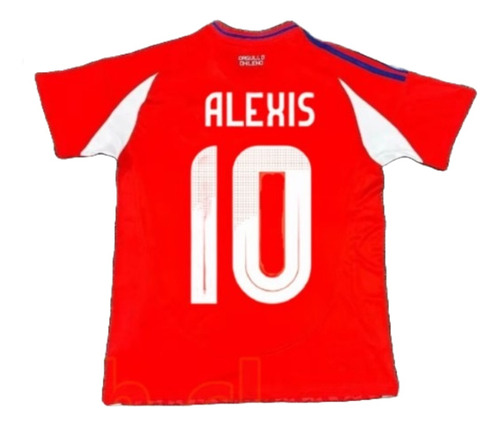 Camiseta Chile Alexis 2024 Niño Y Adulto