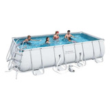 Piscina Luxo Estrutural Retangular 14.812l Bestway